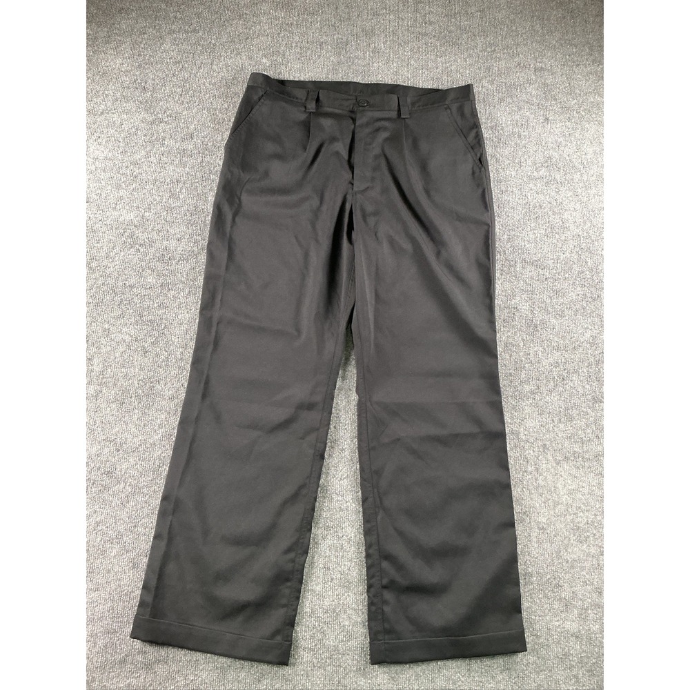 Under Armour Mens 38R Performance Golf Pants Black Flat Front 1201028 New